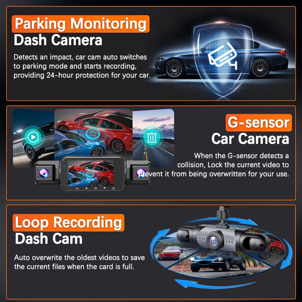 RoadCaught™ Smart Dash Cam – Full HD Protection Camera