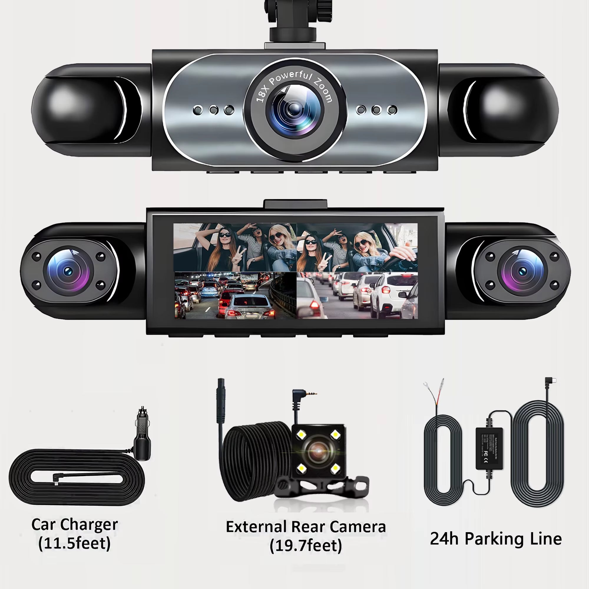 RoadCaught™ Smart Dash Cam – Full HD Protection Camera