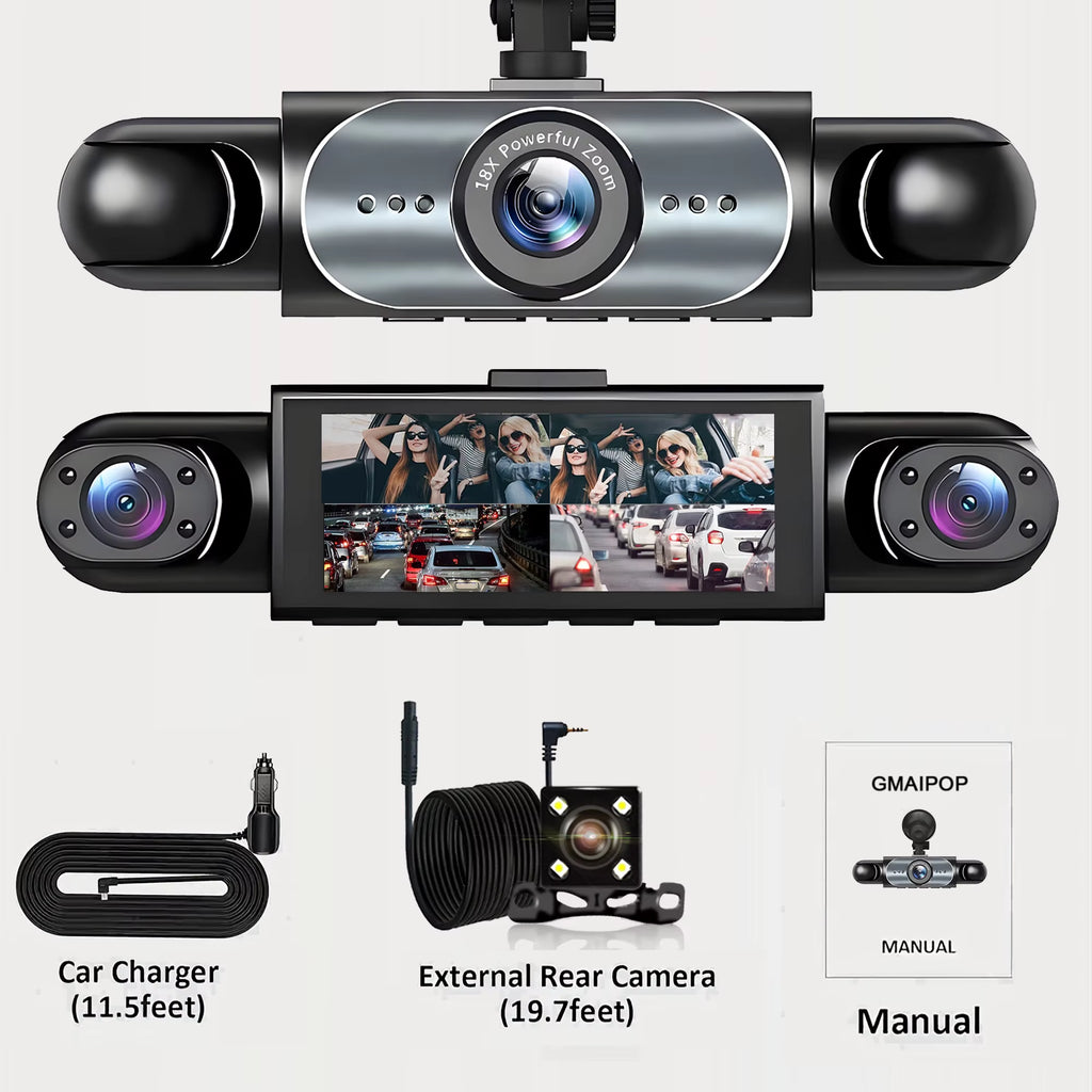 RoadCaught™ Smart Dash Cam – Full HD Protection Camera