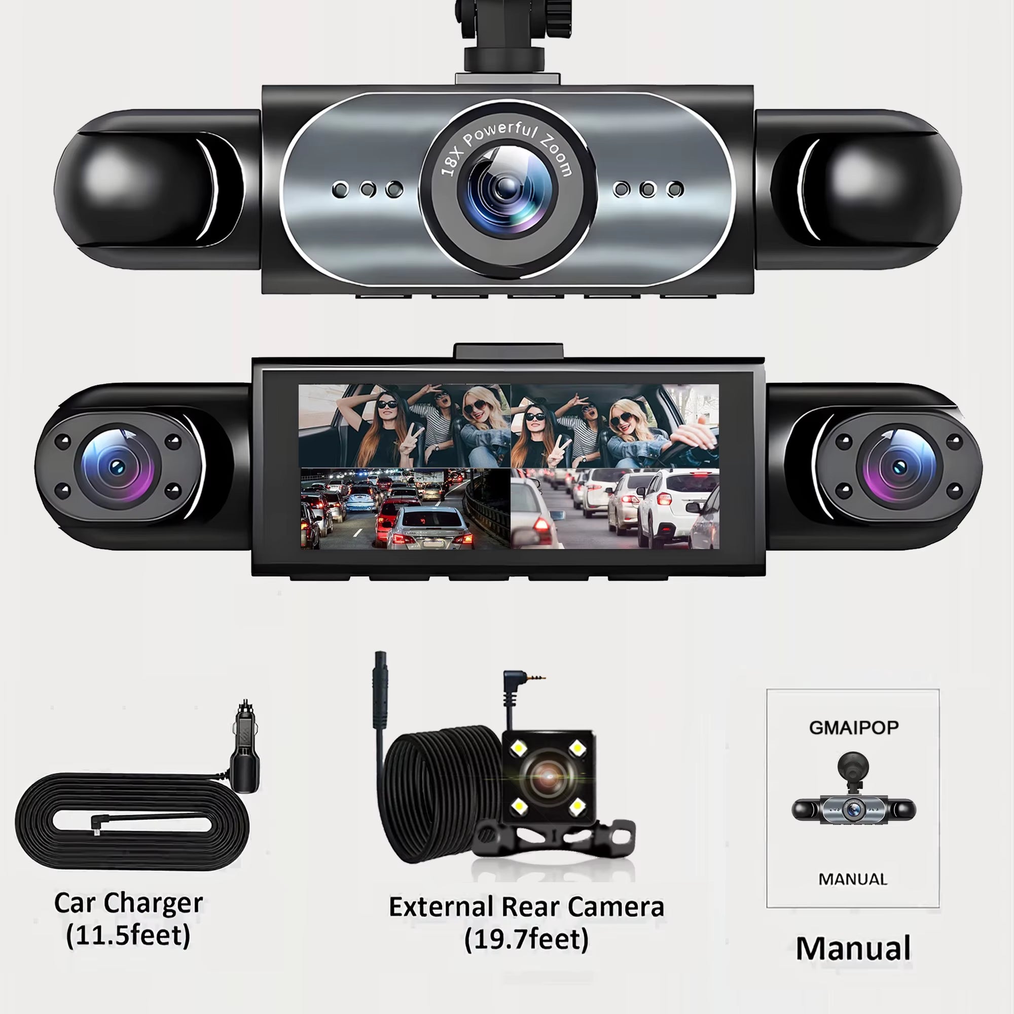 RoadCaught™ Smart Dash Cam – Full HD Protection Camera