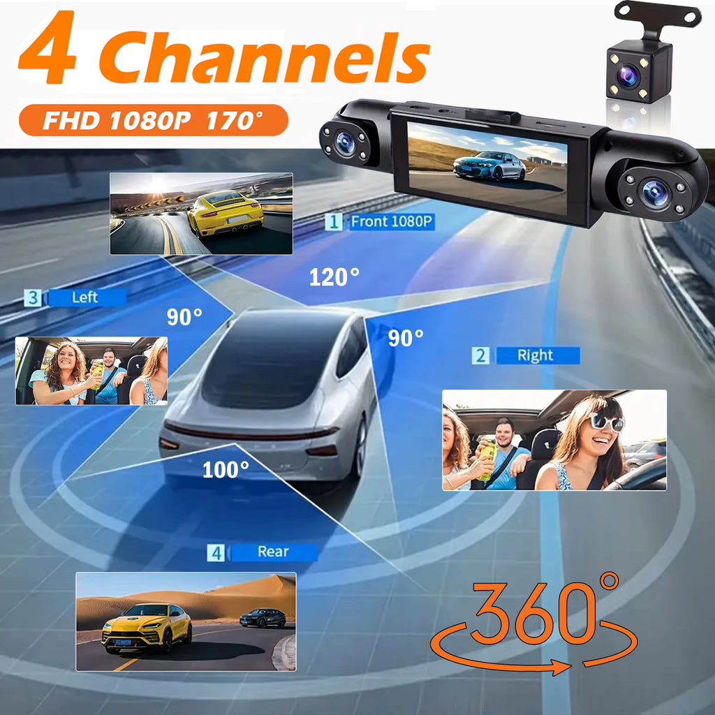 RoadCaught™ Smart Dash Cam – Full HD Protection Camera